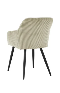 BETTY FAUTEUIL BEIGE BI MATIERE