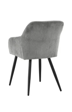 BETTY FAUTEUIL GRIS BI MATIERE