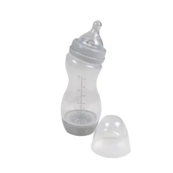 BIBERON ERGONOMIQUE COL LARGE TETINE DEBIT VARIABLE 250ML