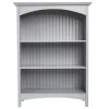 BIBLIOTHEQUE 3 ETAGES GRIS IVO