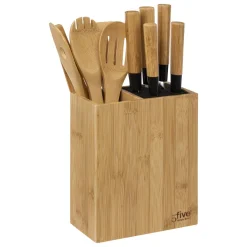 BLOCS 5 COUTEAUX AVEC USTENSILES BLACKBAMBOU