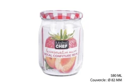 BOCAL CONFITURE EN VERRE 580ML