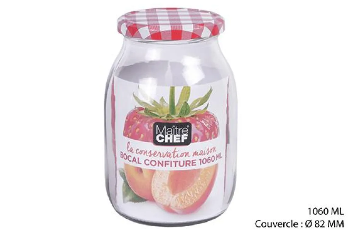 BOCAL CONFITURE EN VERRE 1062ML