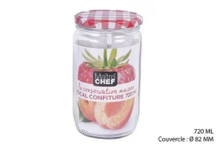 BOCAL CONFITURE 720ML VERRE