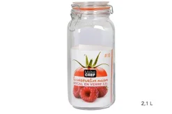 BOCAL HERMETIQUE CLIP METAL 2.1L