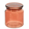 BOITE A COTON VERRE TERRE DE SIENNE 500ML