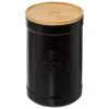 BOITE A FARINE NATUREO CERAMIQUE COUVERCLE BAMBOU NOIR