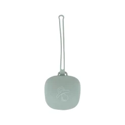 BOITE A SUCETTE SILICONE DINO WORLD CELADON D.6X22CM
