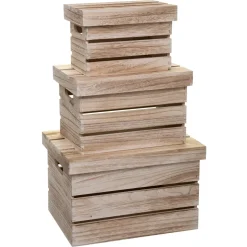 BOITE CAGETTE BOIS D.38X28X24CM