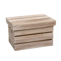 BOITE CAGETTE BOIS D.38X28X24CM