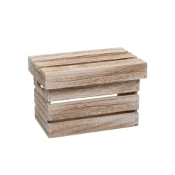 BOITE CAGETTE BOIS D.38X28X24CM