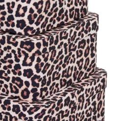 BOITE CARTON POLYBOX LEOPARD D.30.5X24X12.8CM