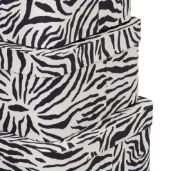 BOITE CARTON POLYBOX ZEBRA D.39.5X30X26CM
