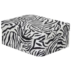 BOITE CARTON POLYBOX ZEBRA D.39.5X30X26CM