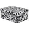 BOITE CARTON POLYBOX ZEBRA D.30.5X24X12.8CM