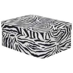 BOITE CARTON POLYBOX ZEBRA D.28X22X11.5CM