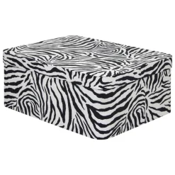 BOITE CARTON POLYBOX ZEBRA D.28X22X11.5CM