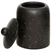 BOITE CERAMIQUE WONJ NOIR D.12CM