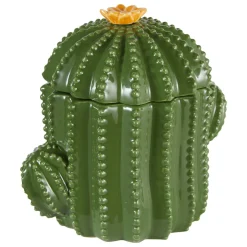 BOITE CERAMIQUE YUCATAN VERT L.15.5CM