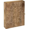 BOITE CLE BOIS FOLK 30X38CM