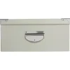 BOITE COINS METAL GRIS 48X33.5X16CM