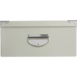 BOITE COINS METAL GRIS 48X33.5X16CM