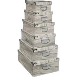 BOITE COINS METAL IMPRIME SAUVAGE D.36X24.5X12.5CM