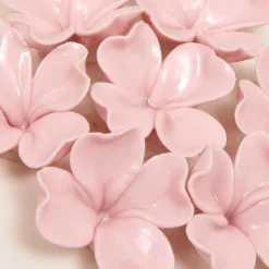 BOITE DECO CERAMIQUE FLEUR DE ROSE