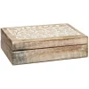 BOITE DECO RECTANGLE BOIS RITUAL D.21X14X6CM