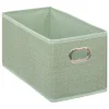 BOITE DE RANGEMENT GRIS SAUGE CHINE 15X31CM
