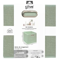 BOITE DE RANGEMENT SAUGE CHINE 31X31CM