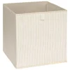 BOITE DE RANGEMENT 31X31CM BEIGE COTTY