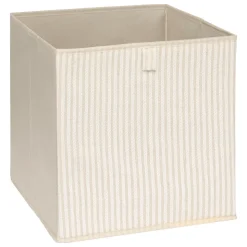 BOITE DE RANGEMENT 31X31CM BEIGE COTTY