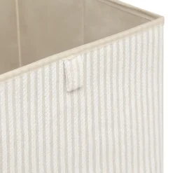BOITE DE RANGEMENT 31X31CM BEIGE COTTY
