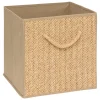 BOITE DE RANGEMENT 31X31CM BEIGE STEMY