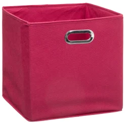 BOITE DE RANGEMENT 31X31CM FRAMBOISE