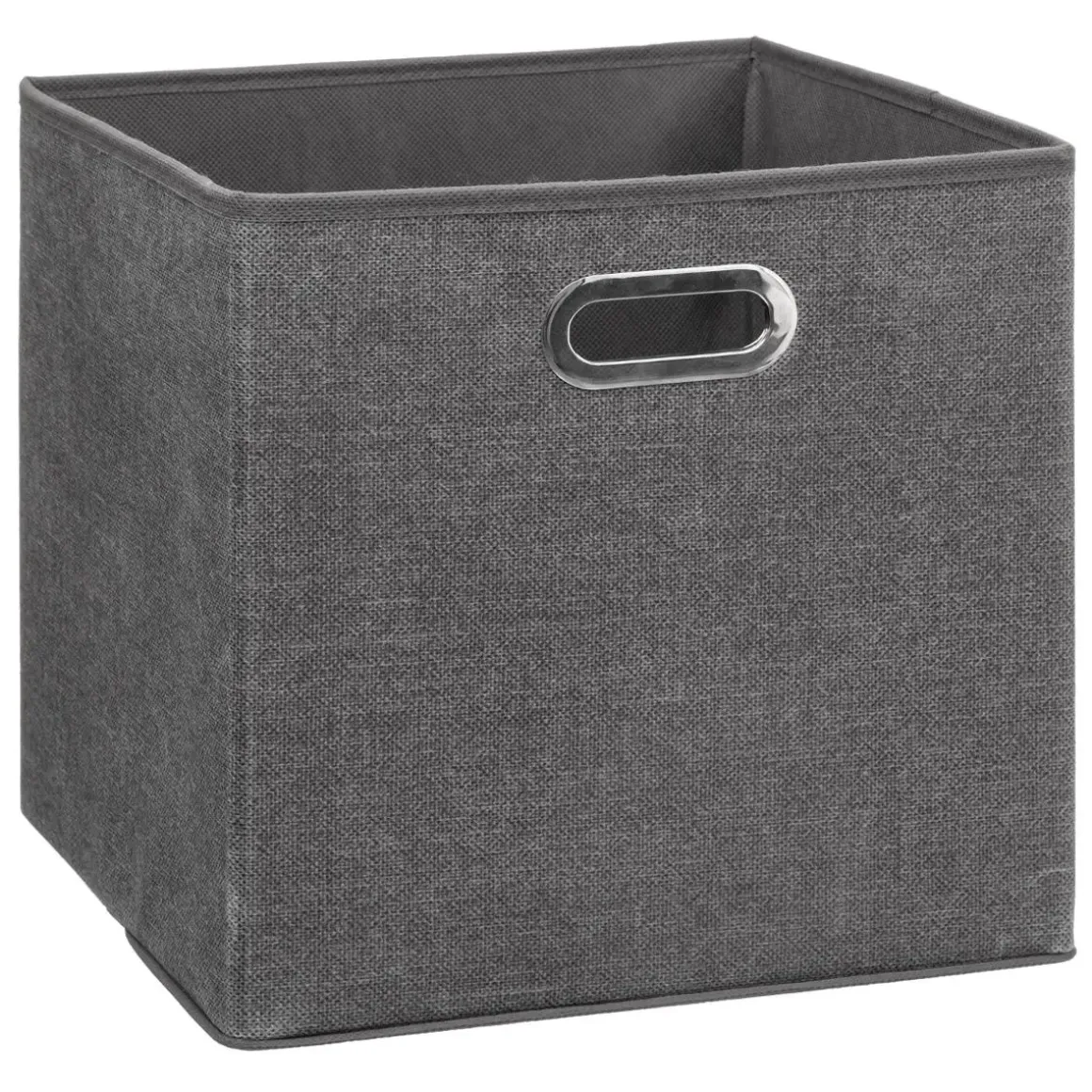 BOITE DE RANGEMENT 31X31CM GRIS FONCE CHINE