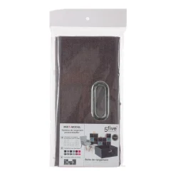 BOITE DE RANGEMENT 31X15CM MARRON CHINE