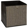 BOITE DE RANGEMENT 31X31CM NOIR COTTY