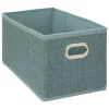 BOITE DE RANGEMENT 15X31CM PETROLE CHINE