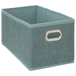 BOITE DE RANGEMENT 15X31CM PETROLE CHINE