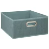 BOITE DE RANGEMENT 31X15CM PETROLE CHINE