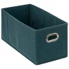 BOITE DE RANGEMENT 15X31CM PETROLE