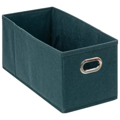 BOITE DE RANGEMENT 15X31CM PETROLE