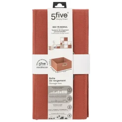 BOITE DE RANGEMENT 31X15CM TERRE SIENNE