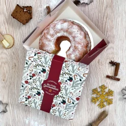 BOITE GATEAU NOEL D.25CM