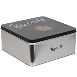 BOITE METAL BISCUITS 20X20X9CM