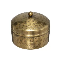 BOITE METAL OASIS D.13X10.5CM