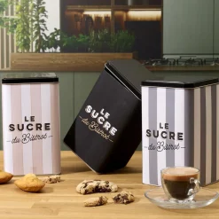 BOITE METAL SUCRE BISTROT
