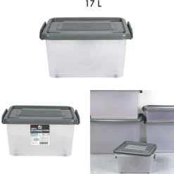BOITE RANGEMENT PLASTIQUE 17L